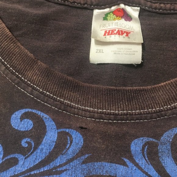 vintage T-Shirt truth live free Freedom Defender USA Mens 2xl fruit of the loom - Picture 7 of 10